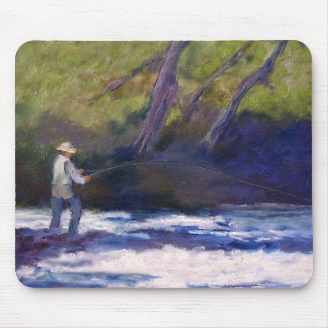 Fly Fishing Mouse Pad (Front)