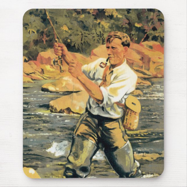 Fly Fishing Mousepad (Front)
