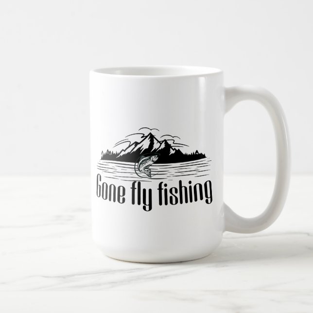 Fly Fishing Mug (Right)