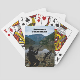 Fly Fishing Poker Card – Custom Sports Fisherman