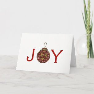 Fly Fishing Reel Christmas Holiday Card