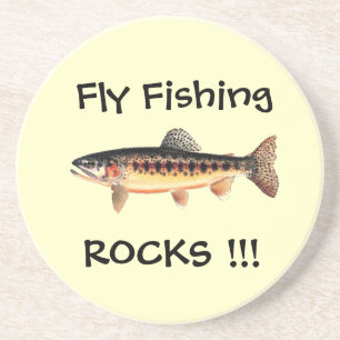 Fly Fishing Rocks Coasters