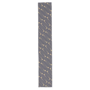 Fly Fishing Rods Pattern Long Table Runner