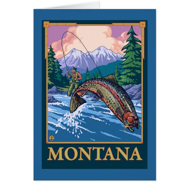 Fly Fishing Scene - Montana (Front)