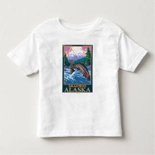 Fly Fishing Scene - Skagway, Alaska Toddler T-Shirt