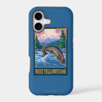 Fly Fishing Scene - West Yellowstone