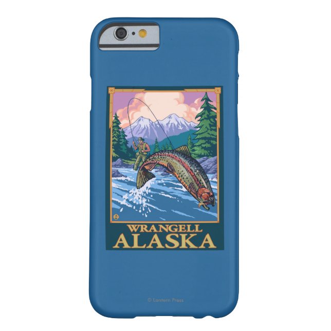 Fly Fishing Scene - Wrangell, Alaska Case-Mate iPhone Case (Back)