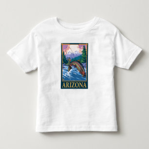 Fly Fishing SceneArizona Toddler T-Shirt