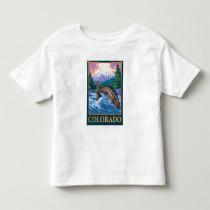 Fly Fishing SceneColorado Toddler T-Shirt