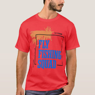 Fly Fishing Squad Angler Fisherman Nature Premium T-Shirt