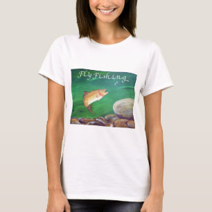 Fly Fishing Trout Salmon / Rainbow Trout Gift T-Shirt