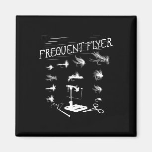 Fly Fishing Tying Funny Fisherman Christmas Father Magnet