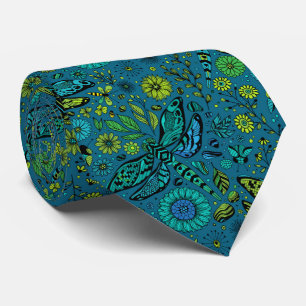 Fly, fly dragonfly on blue tie