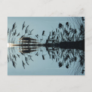 "Fly free"Abstract Aqua Post Card Lighthouse Route