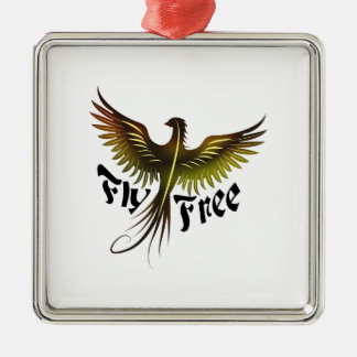 Fly Free Metal Ornament