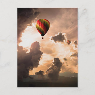 Fly Free My Hot Air Balloon – The Journey Edition Postcard