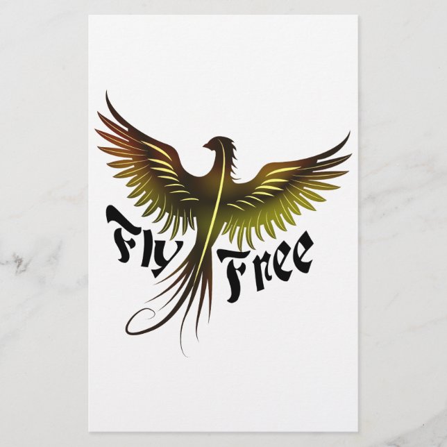Fly Free Stationery (Front)