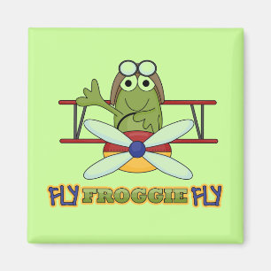 Fly Froggie Fly Tshirts and Gifts Magnet