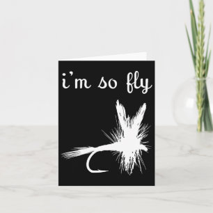 Fly Funny Fishing Card