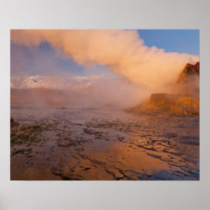 Fly Geyser in the Black Rock Desert Poster