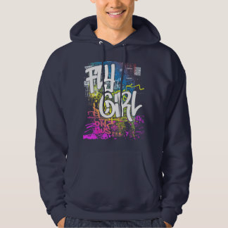 Fly Girl 80s 90s Rap Old School Hip Hop Graffiti Hoodie
