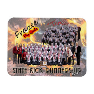 Fly Girls State Kick Runners-up 3x4" photo magnet