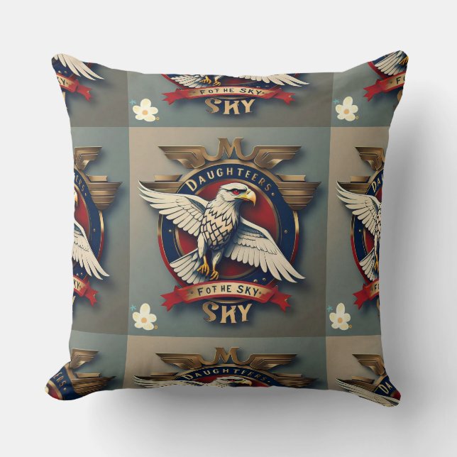 "Fly Girls Unite" Cushion (Front)