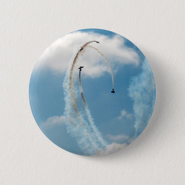 Fly High Blue Sky Series 2 Pin Button (Front)