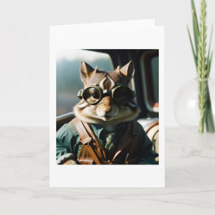 Fly high! Celebration Chipmunk card