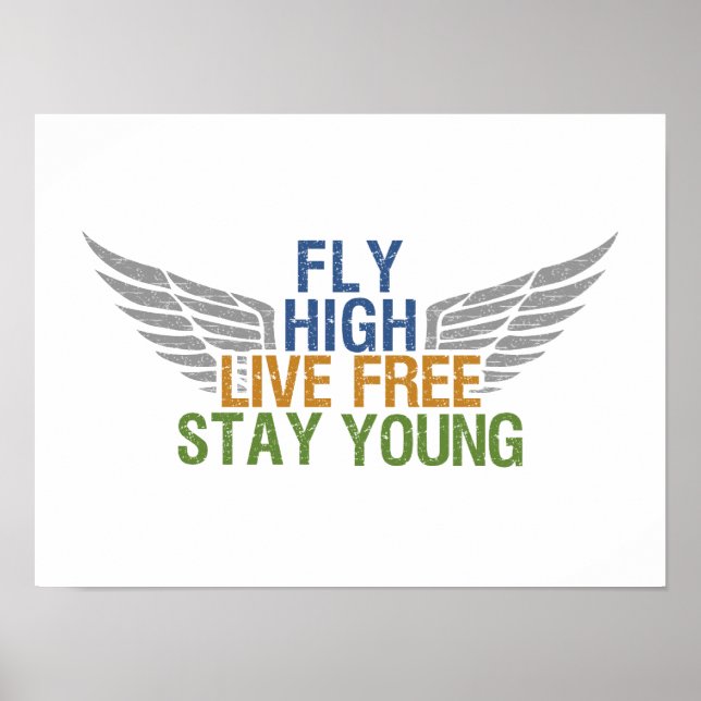 FLY HIGH custom poster (Front)