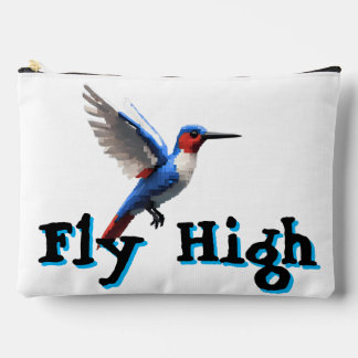 Fly High Humming Bird Accessory Pouch