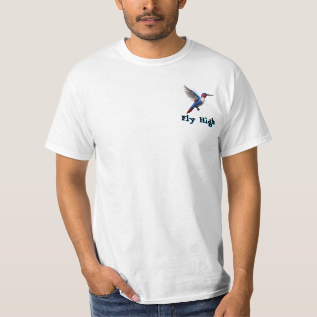 Fly High Hummingbird- T-Shirt (Front)