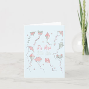 Fly High Little Kite Baby Card