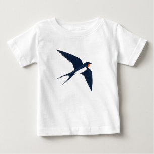 Fly High Little Swallow – Kids’ Nature T-Shirt