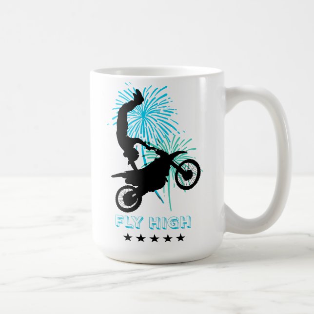 Fly High Motocross Coffee Mug (Right)