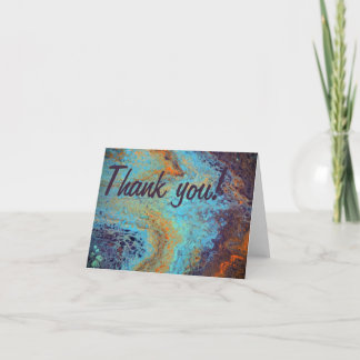 “Fly high or swim deep” Thank You Card