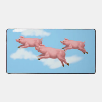 Fly High Pig! Desk Mat