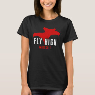 Fly High Wingsuit for Parachute Jumping T-Shirt