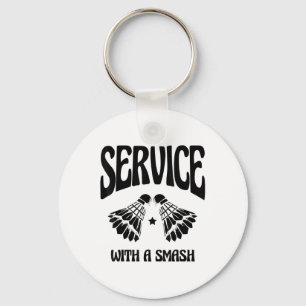 Fly High With Every Shuttle Badminton Player Shutt Key Ring