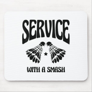 Fly High With Every Shuttle Badminton Player Shutt Mouse Pad