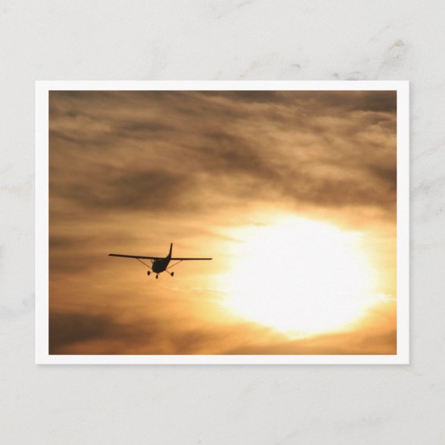 Fly Into The Sunset Postcard (Front)