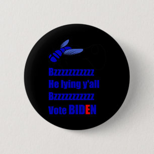 Fly Kamala Harris Mike Pence Debate Election 2020 6 Cm Round Badge