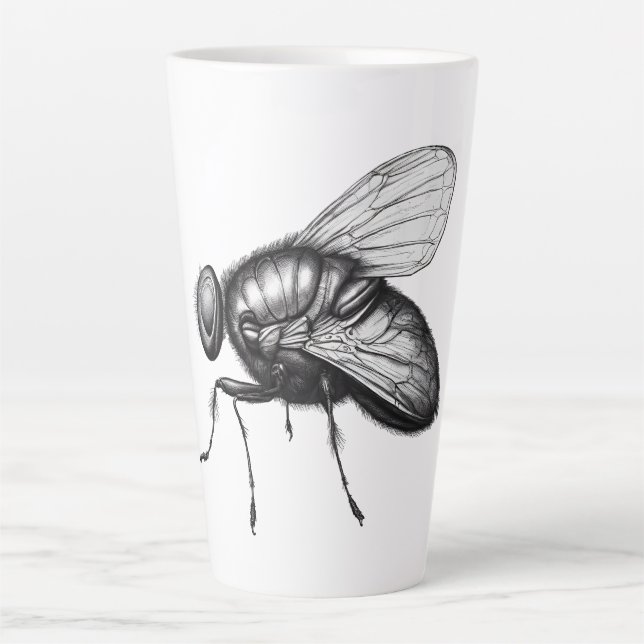 Fly Latte Coffee Mug (Front)