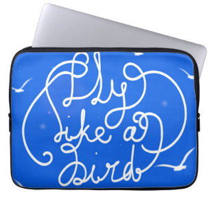Fly Like A Bird Laptop Sleeve