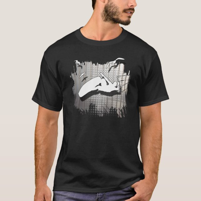 Fly like the birds, kitesurf shirt (Front)