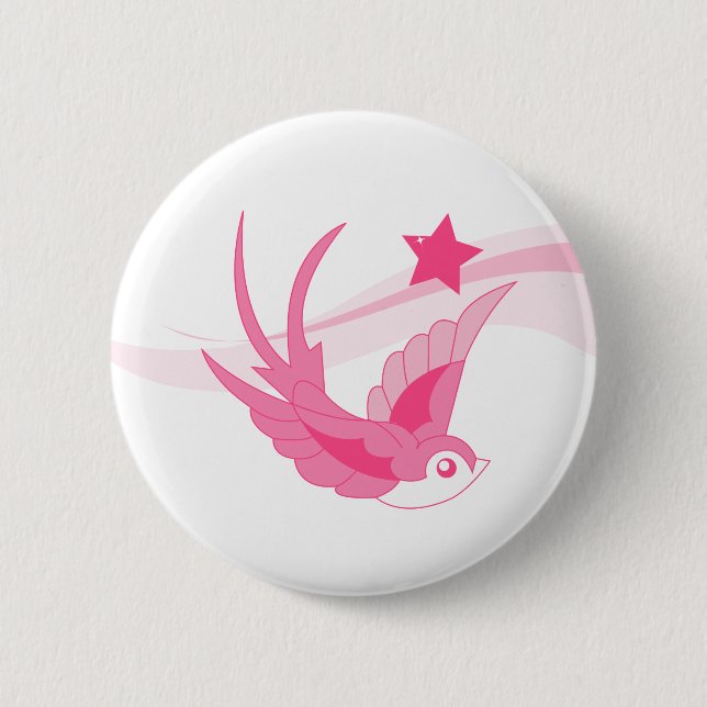 Fly me Away 6 Cm Round Badge (Front)