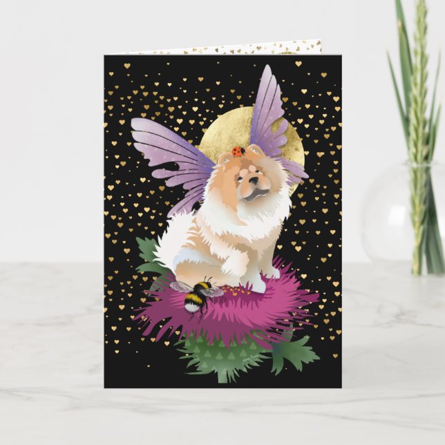 FLY ME TO THE MOON - Chow Art cards (Front)