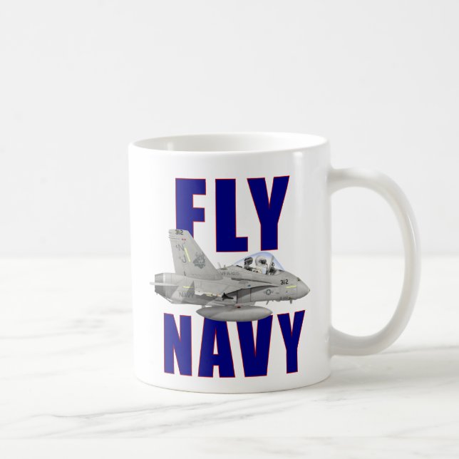 Fly Navy Mug (Right)