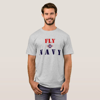 Fly Navy on the front, Naval Avaition on the back T-Shirt