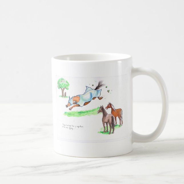 Fly Rug Superhero Coffee Mug (Right)